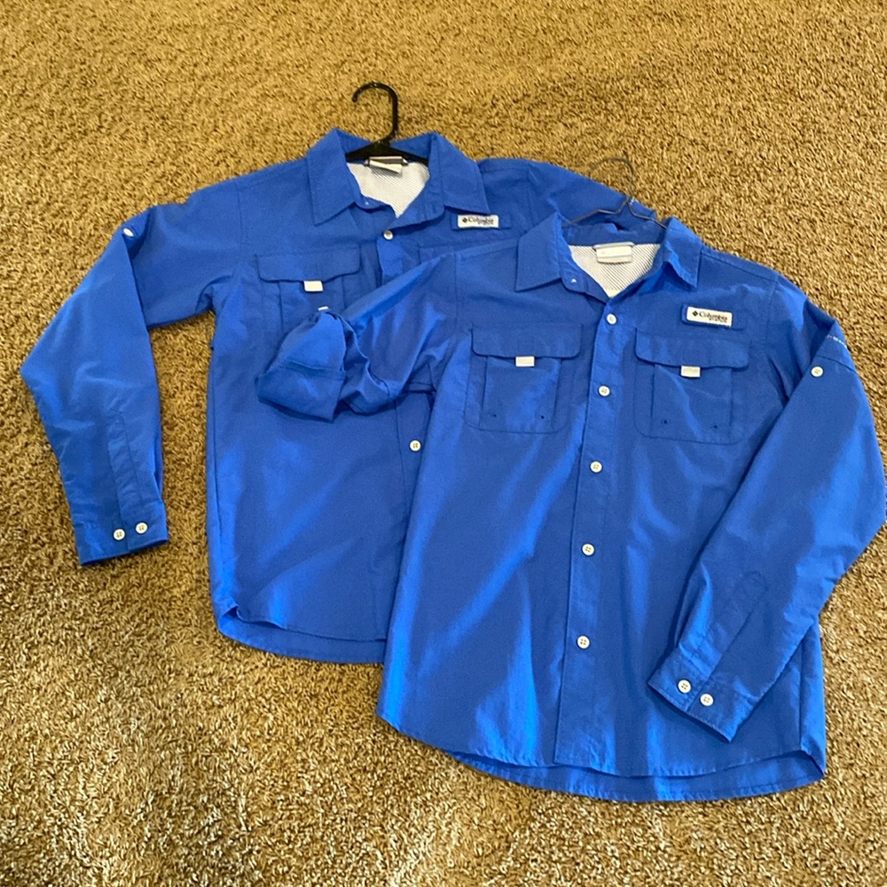 Columbia PFG Boys Long Sleeve Fishing Shirt